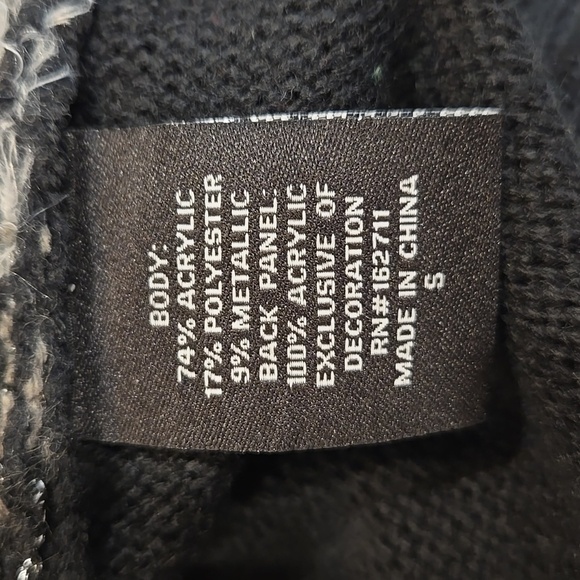 33 DEGREES UGLY CHRISTMAS SWEATER FLAMINGOS, SEQUINES. SIZE SMALL. - Picture 4 of 8